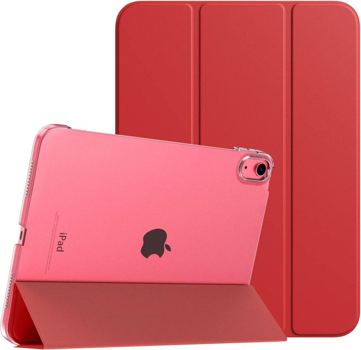 iPad 10.9 Zoll Hülle Rot: Schlank Smart Case Cover