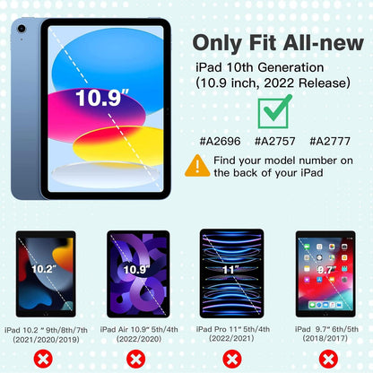 TiMOVO iPad 10.9 Hülle Smart Case Cover Grün - Auto