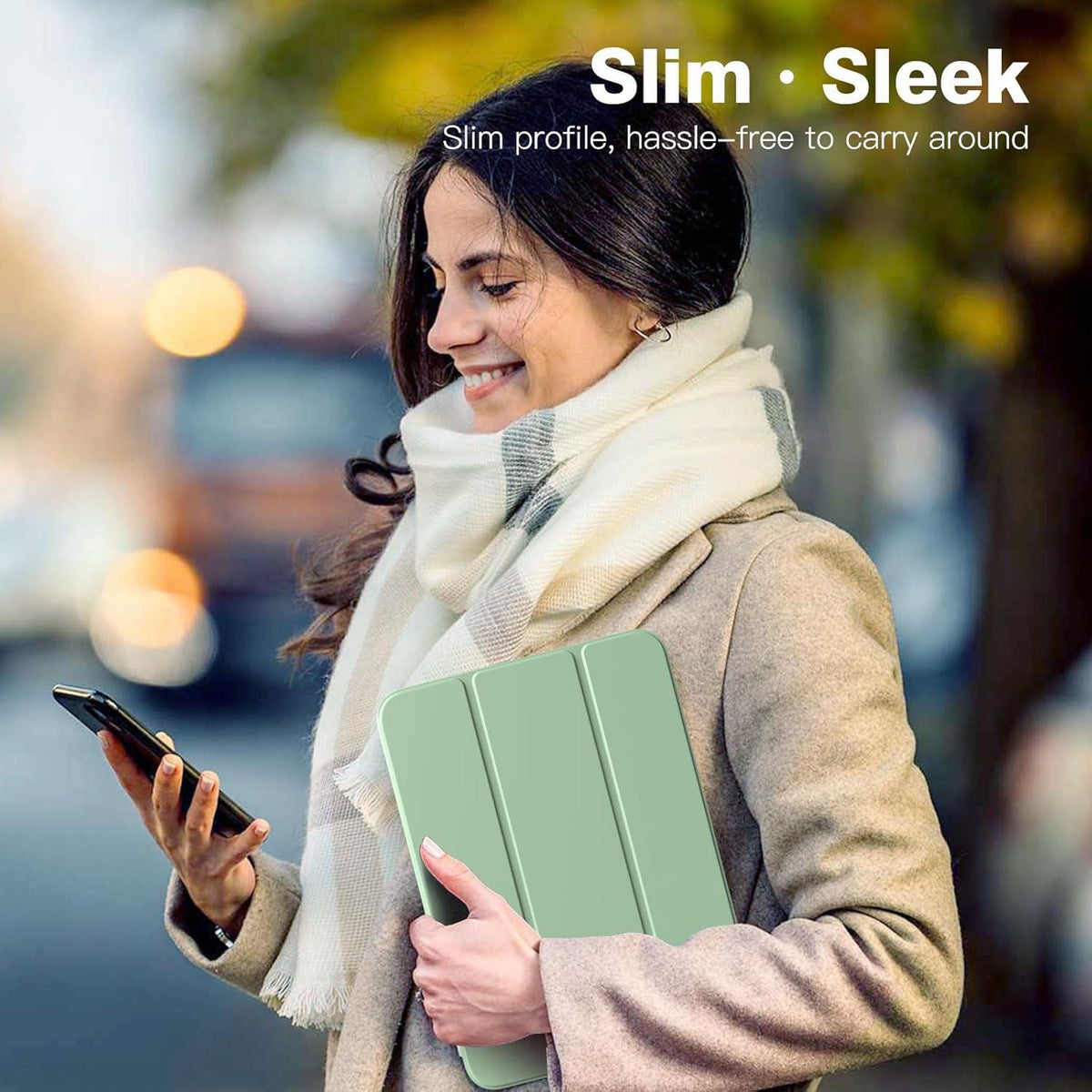 iPad 10. Generation 10,9 Zoll Hülle Grün - Smart Case Cover Standfunktion