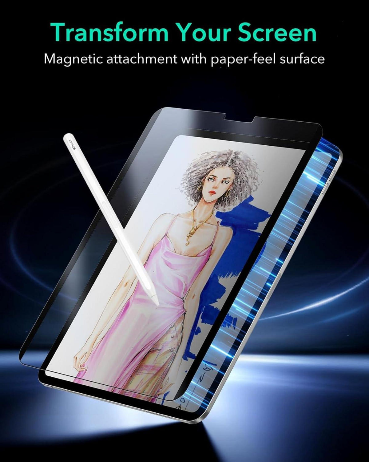 iPad Air 5/4 Pro 11 Schutzfolie Matt Magnetisch 1 Stück