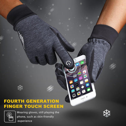 Winter Thermo-Handschuhe Touchscreen Anti-Rutsch Winddicht Handschuhe