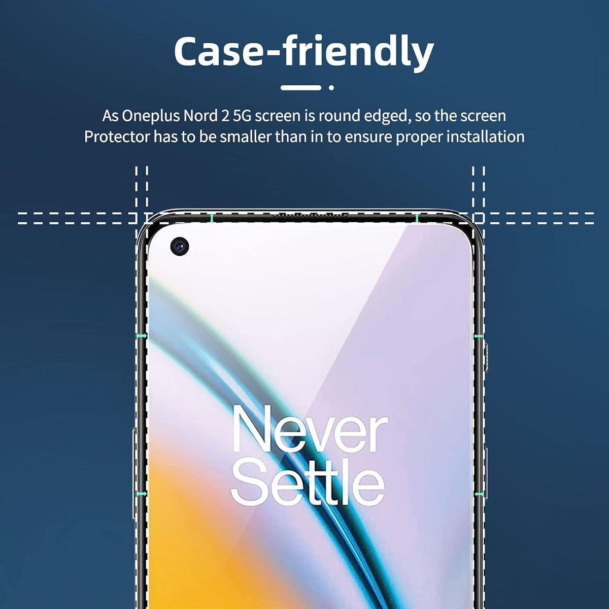 Panzer Schutz Glas für OnePlus Nord 2 5G 2T 5G 3er Pack 9H Ultra-klar