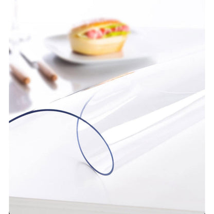 PVC Tischdecke Transparent 90x200cm - 2mm Dicke Schutzfolie