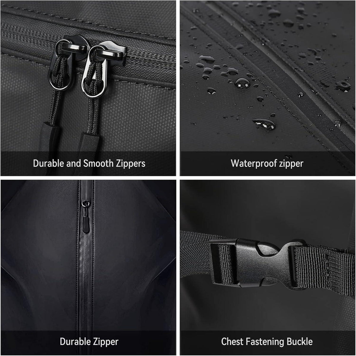 Motorradrucksack für Herren wasserdichter Helmrucksack Laptoptasche