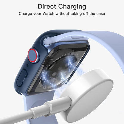 Hülle Displayschutz Apple Watch Series 9 8 7 45mm Schutzhülle