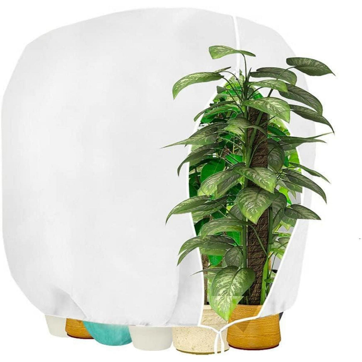 Winterschutz Pflanzenabdeckung 190x220cm – Frostschutzhaube Weiß