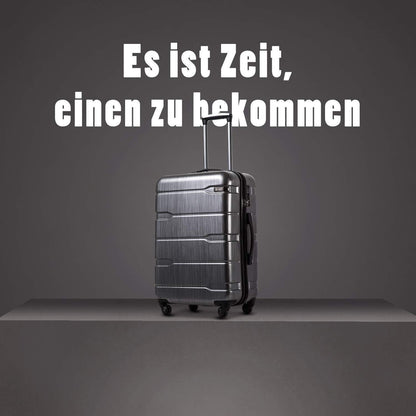 COOLIFE Hartschalen-Koffer 3tlg Set Silber PC Material