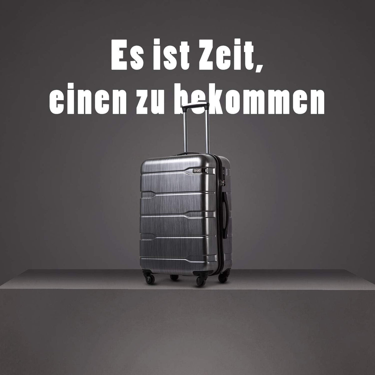 COOLIFE Hartschalen-Koffer Rollkoffer PC TSA-Schloss 4