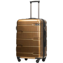 COOLIFE Hartschalen-Koffer Rollkoffer TSA-Schloss 4 Rollen