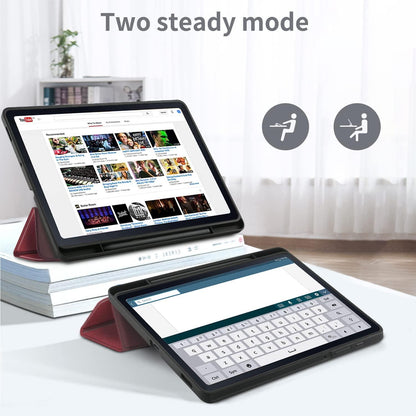 Hülle für Samsung Galaxy Tab S6 Lite 10.4 Zoll mit Schutzfolie und S