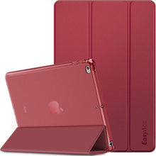 Schlanke iPad Air 2 Hülle Matt Dunkelrot Magnet Standfunktion
