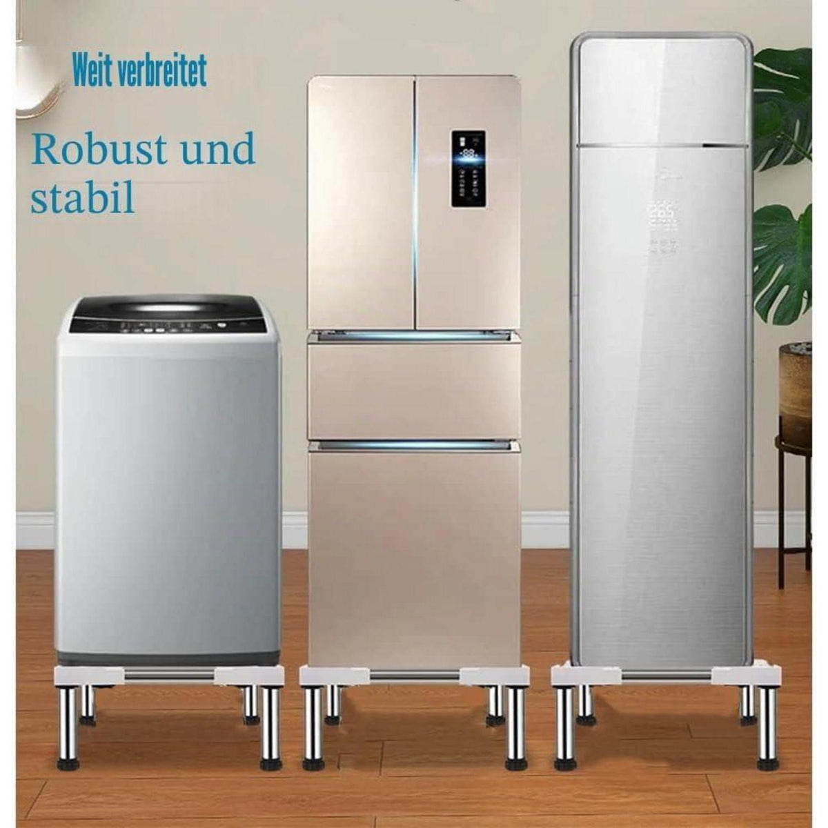 Waschmaschinenständer verstellbar – Podest für Waschmaschine & Co.