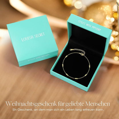 Damen Armband Layered Silber 925 Vergoldet mit Zirkonia