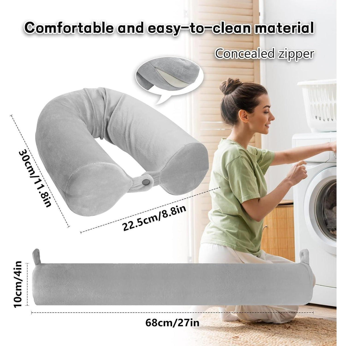Reisekissen Flugzeug Memory Foam – Flexible Nackenstütze