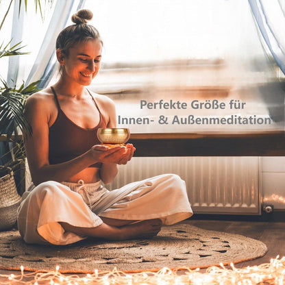 Tibetische Klangschale 9.5cm – Handgehämmert in Nepal für Meditation & Yoga