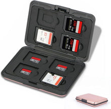 Speicherkarten Tasche Wasserdicht für 8 SD 8 TF Karten - Rosa