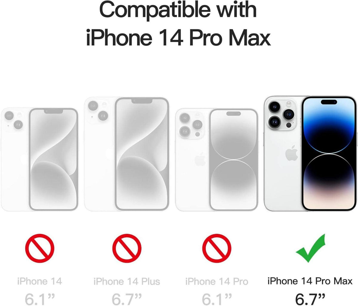 Full Screen Schutzfolie für iPhone 14 Pro Max 6,7 Zoll, 9H Panzer