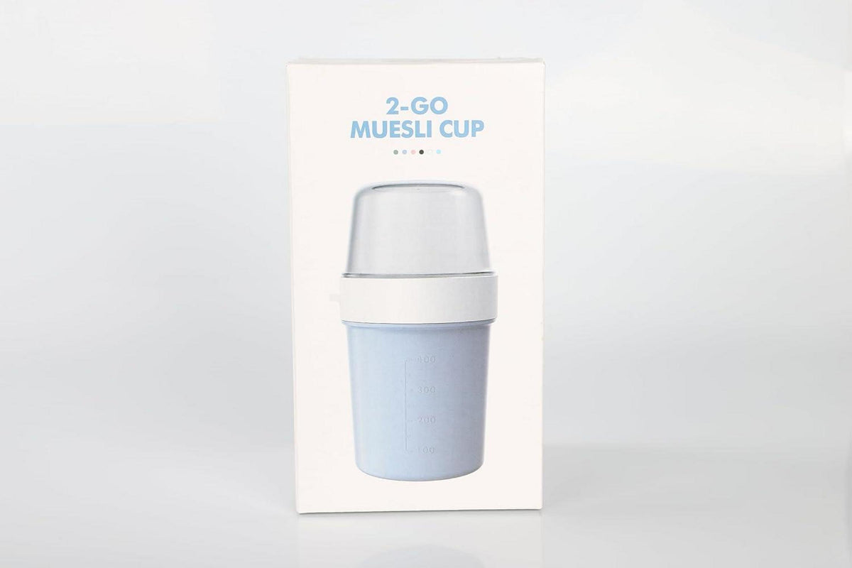 Praktischer Müslibecher to Go Joghurtbecher 560ml+310ml Müsli Becher Lunchpot