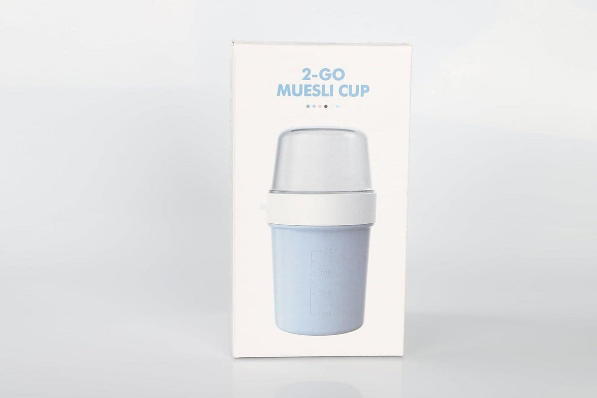 Müslibecher to Go Joghurtbecher to Go Auslaufsicher 560ml+310ml Grün