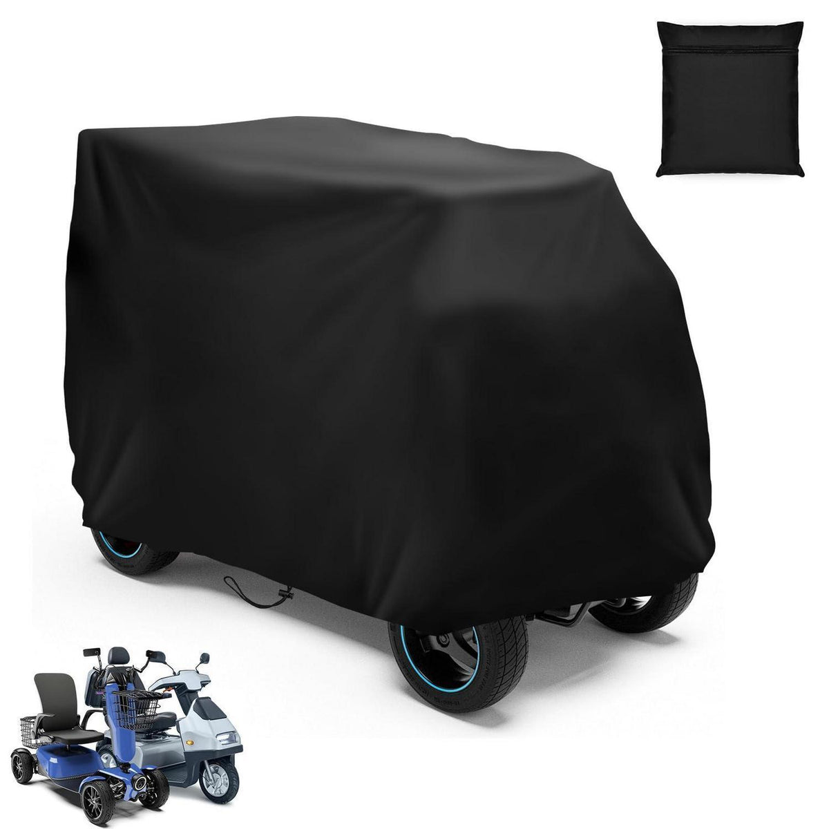 Roller Abdeckplane wasserdicht für Mobilitätsroller 190x71x117cm