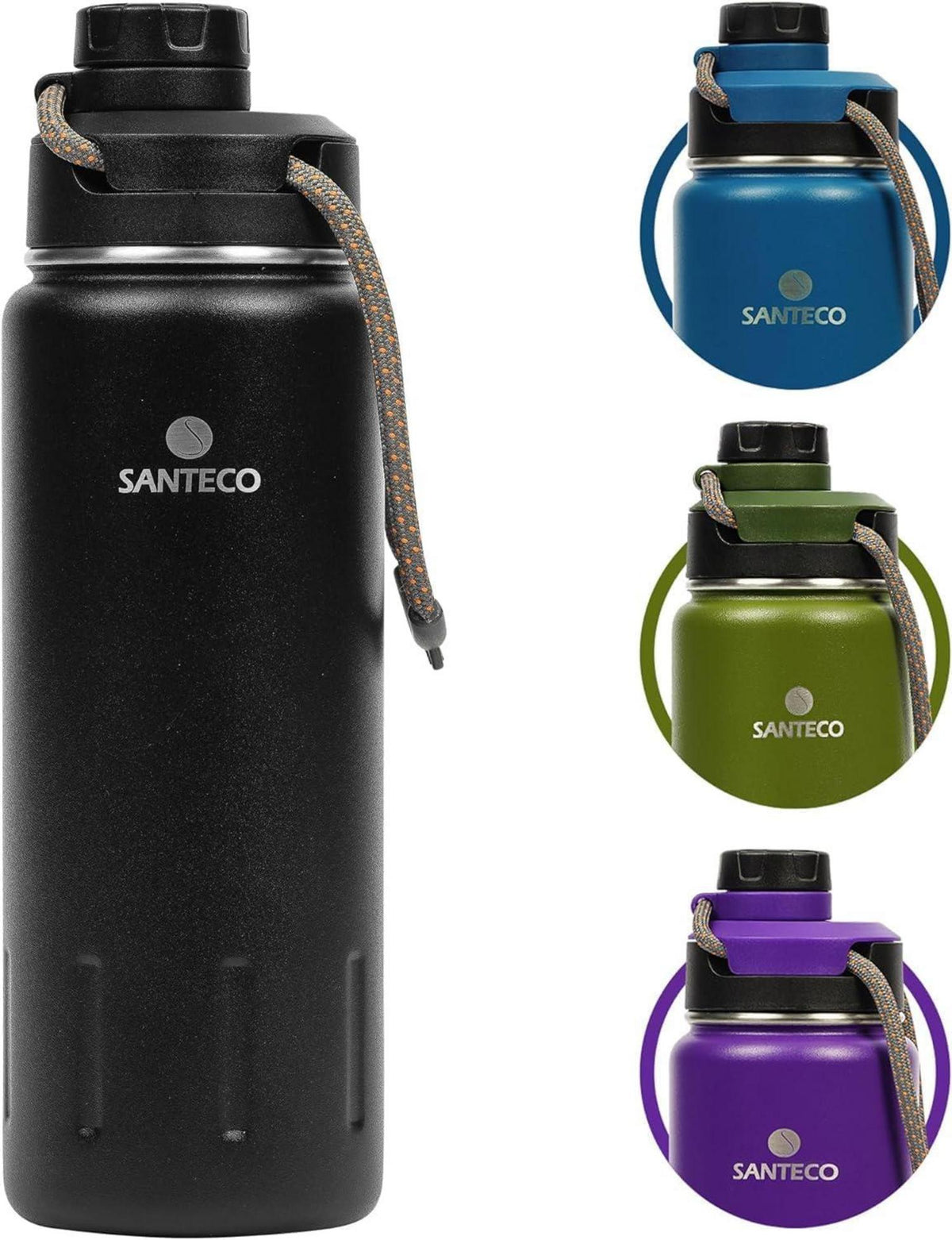 Isolierte Edelstahl Trinkflasche 500ml 710ml Auslaufsicher BPA frei