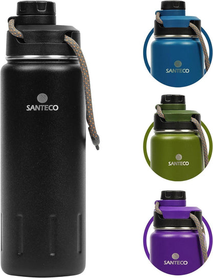 Isolierte Edelstahl Trinkflasche 500ml 710ml Auslaufsicher BPA frei