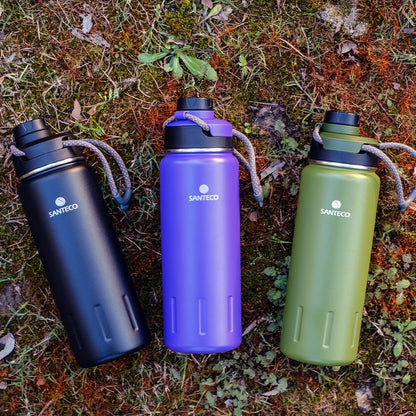 Isolierflasche Edelstahl 710ml BPA-frei Sport Thermoskanne