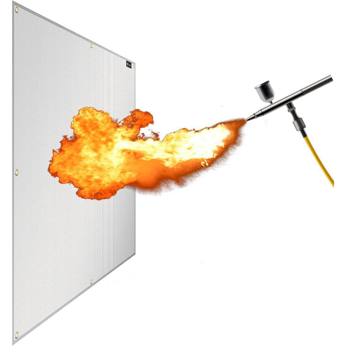 Aluminium Hitzeschutzmatte für Grill & Herd 102x122 cm