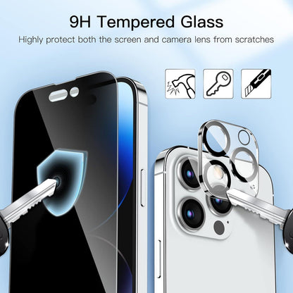 Sichtschutz Panzer Schutzfolie iPhone 14 Pro Max 6,7 Zoll Kamera