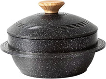 Koreanische Steinschale mit Deckel 20cm Dolsot Bibimbap Schale 2,3L