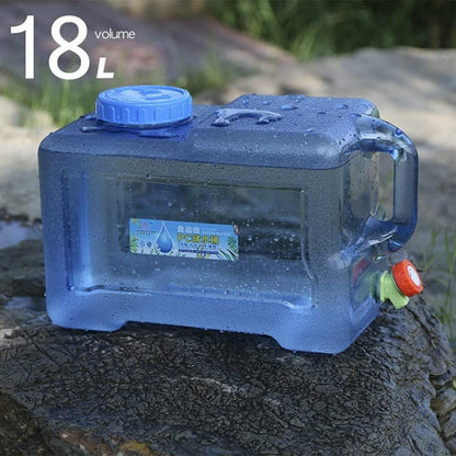 Wasserkanister 18L mit Hahn, BPA-frei, Camping & Outdoor
