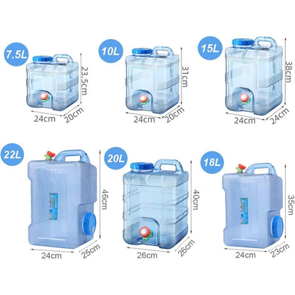Wasserkanister 18L mit Hahn, BPA-frei, Camping & Outdoor