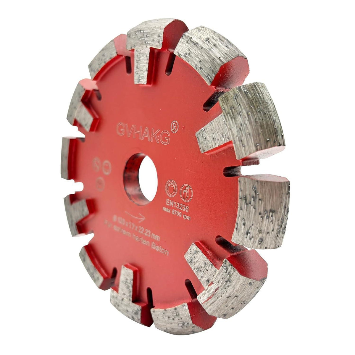 Diamant-Trennscheibe für Fußbodenheizung, Beton, 130mm