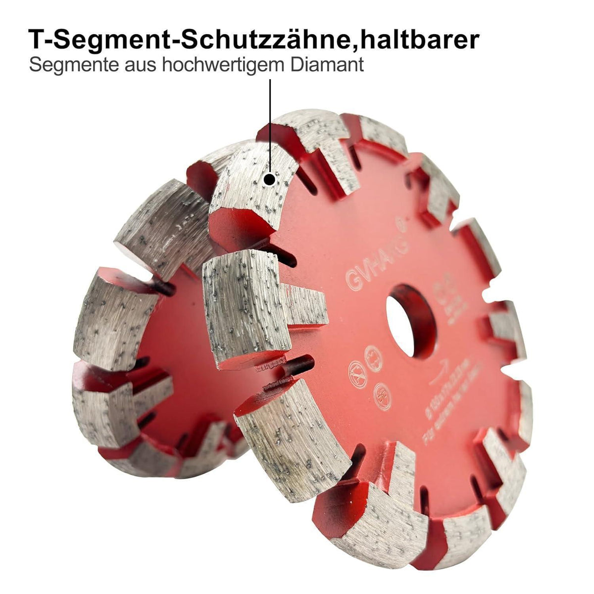 Diamant-Trennscheibe für Fußbodenheizung, Beton, 130mm
