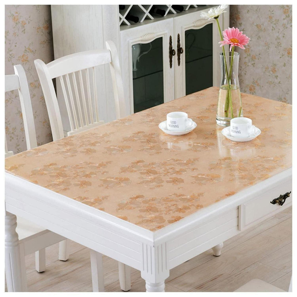 PVC Tischdecke wasserdicht 80x200cm – Tischfolie für Küche & Büro