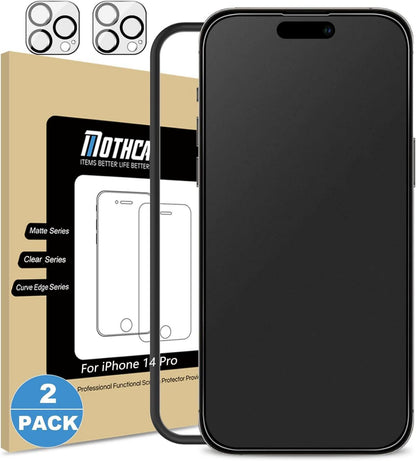 Mothca Panzer Matt Glas iPhone 14 Pro Schutzfolie 6,1 Zoll
