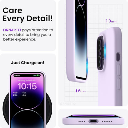 iPhone 14 Pro Max Hülle 6,7 Zoll 2022 - Silikon Case Ultra Dünn - Voller Schutz