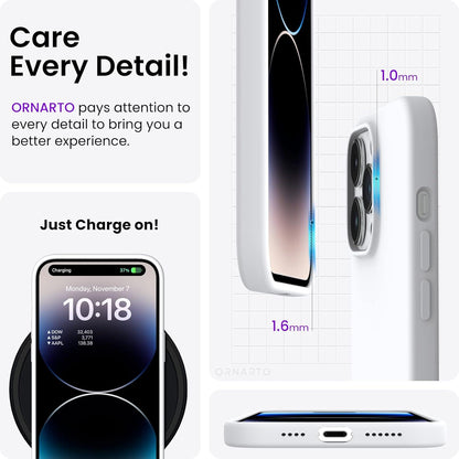 iPhone 14 Pro Max Hülle 6,7 Zoll 2022 - Silikon Case in