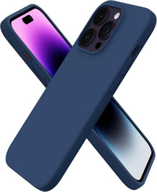 Silikon Handyhülle iPhone 14 Pro Hülle 6,1 Zoll 2022 Flüssig Schutz