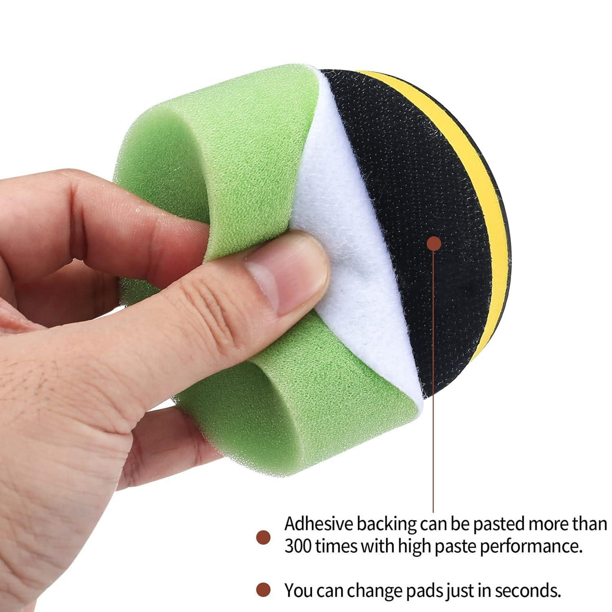15 Stk Auto Polierschwamm Set Polierpads Polieraufsatz Auto Polieren