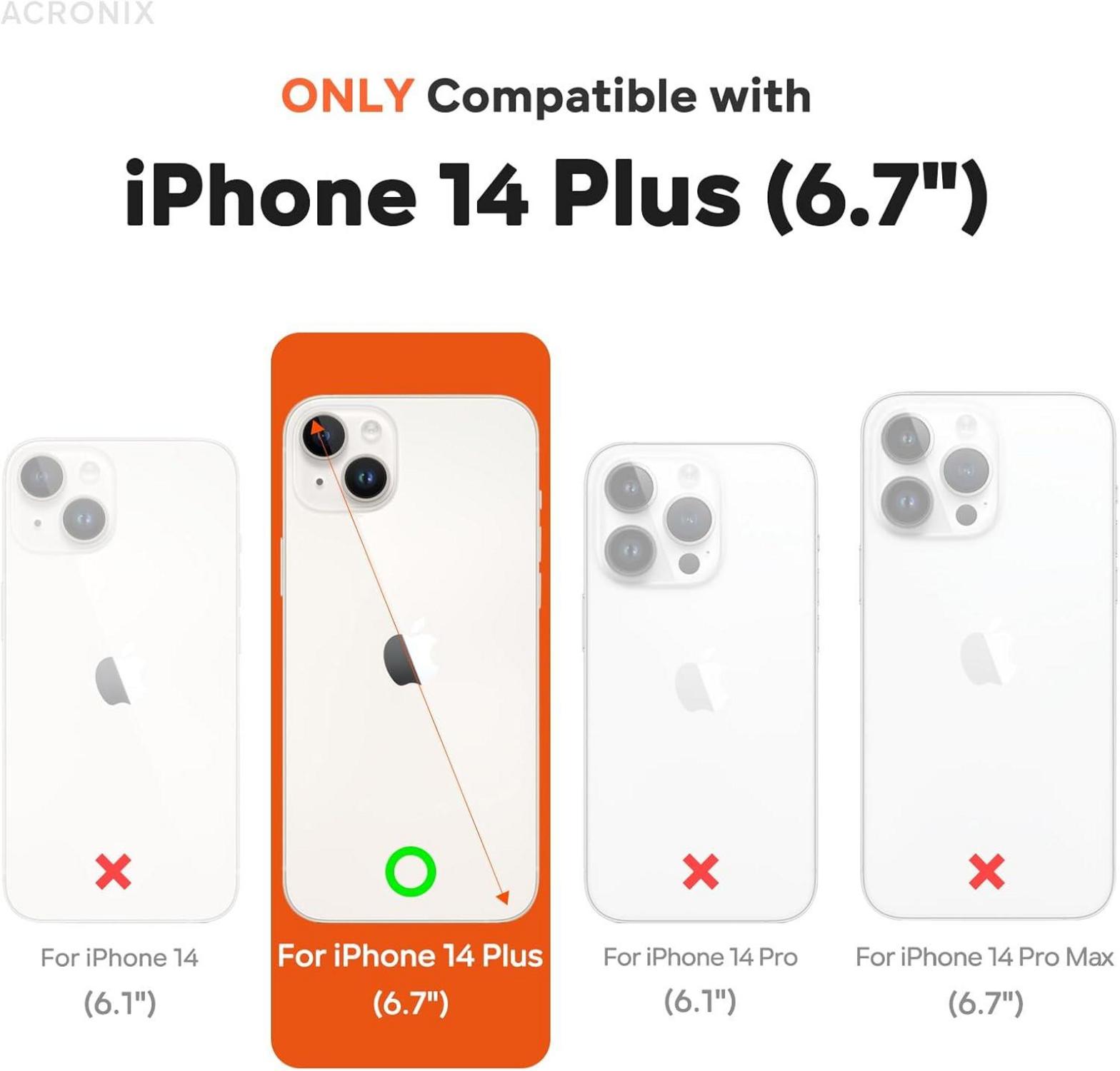 iPhone 14 Plus Hülle Liquid Silicone Case 360° Schutz mit