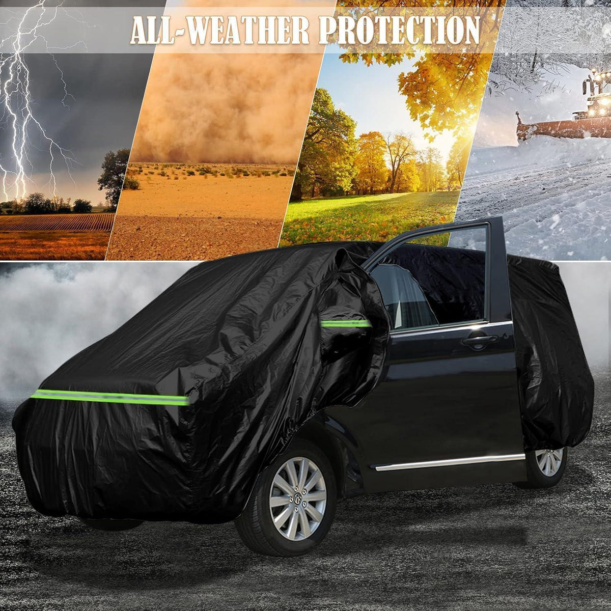 Autoabdeckung VW T5 T6 LWB – Wetterfest & Maßgeschneidert