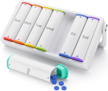 Tablettenbox 7 Tage Pillendose 2 Fächer Medikamentenbox Tabletten