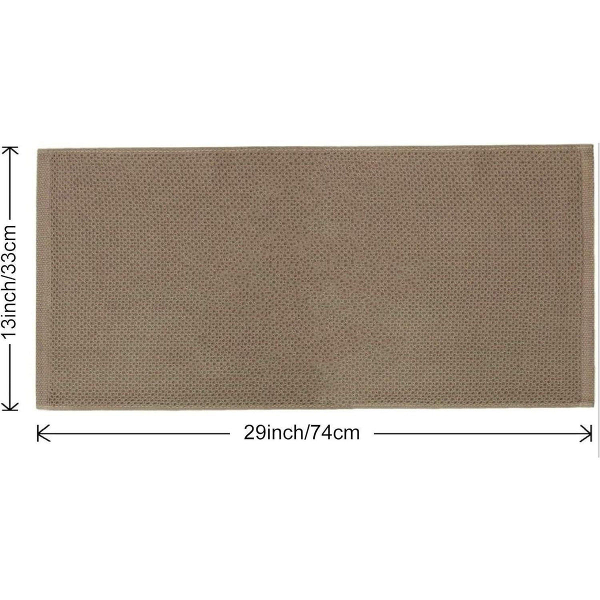 Geschirrtücher Baumwolle 4er-Pack 33x74 cm Grau Beige Braun