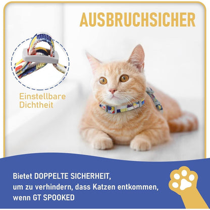 Katzengeschirr Ausbruchsicher Blau S