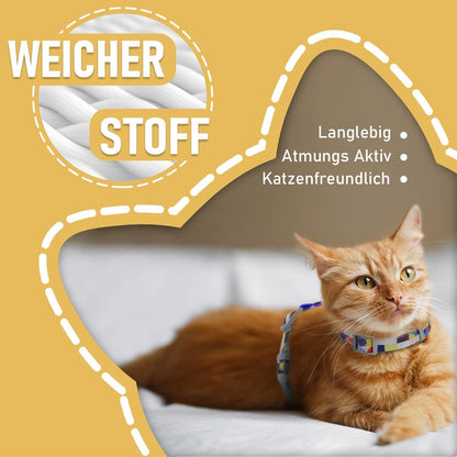 Katzengeschirr Ausbruchsicher Blau S