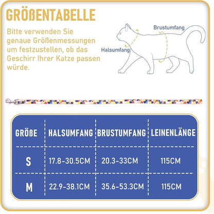 Katzengeschirr Ausbruchsicher Blau S
