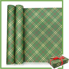 Weihnachts Geschenkpapier 43cm x 15M Kraft Recycling Design