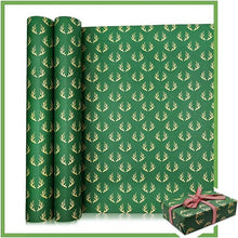 Weihnachtsgeschenkpapier Rollpaket 43cm x 15M recycelbares