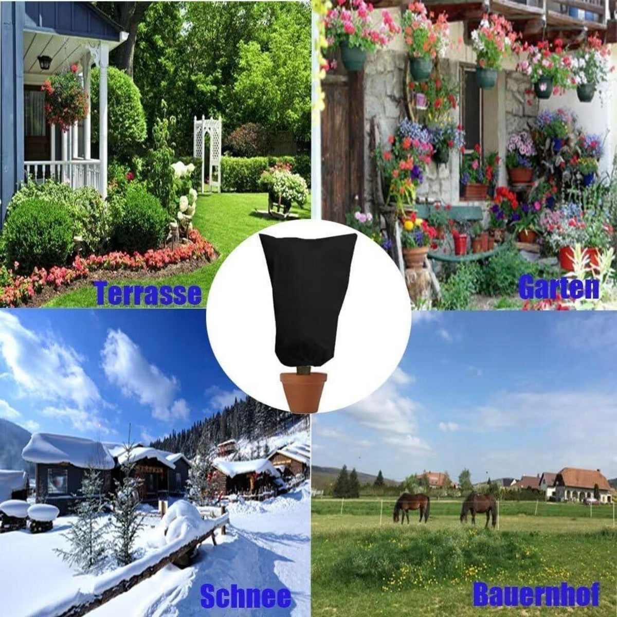 Winterschutz Pflanzenabdeckung Frostschutz 250x360cm (2er-Set)